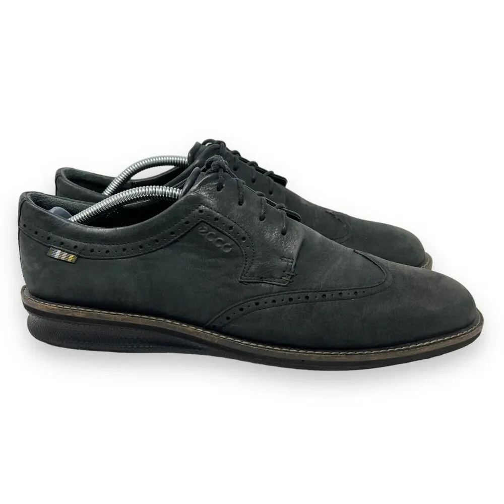 ECCO Contoured Oxford Tie 632164-02001 COMFORT SHOES Men's Sz. 10.5US 44EU